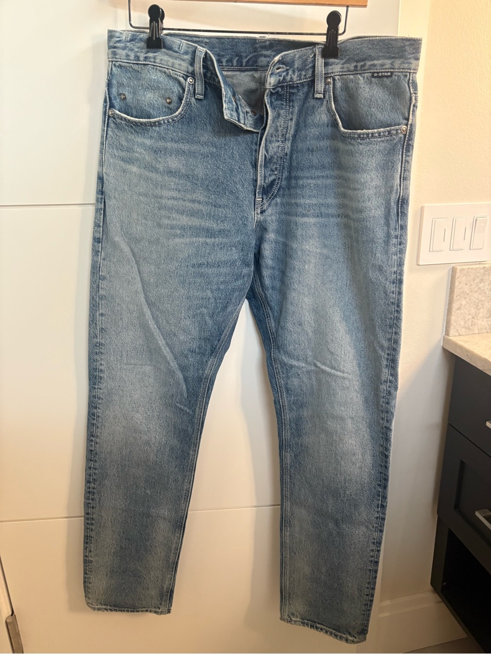 G-Star Light Blue Slim Straight Jeans